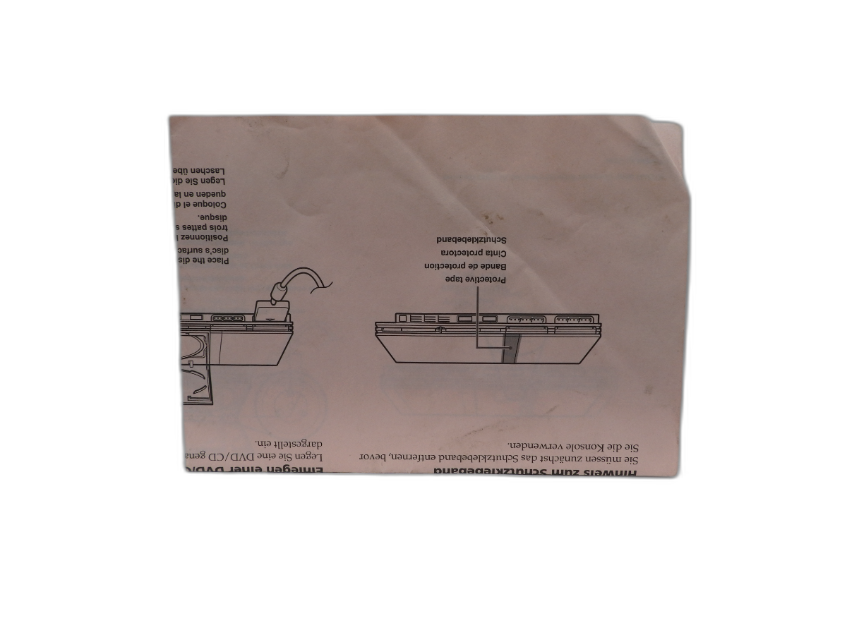 Sony Protective Tape Instruction Manual