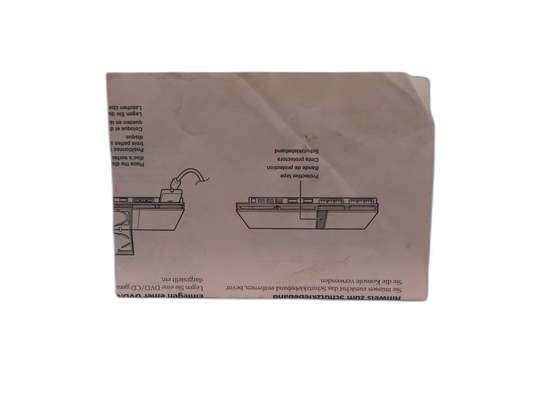Sony Protective Tape Instruction Manual