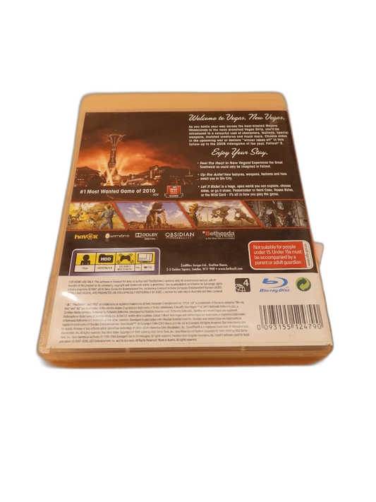 Fallout New Vegas PS3 Game Bethesda Softworks