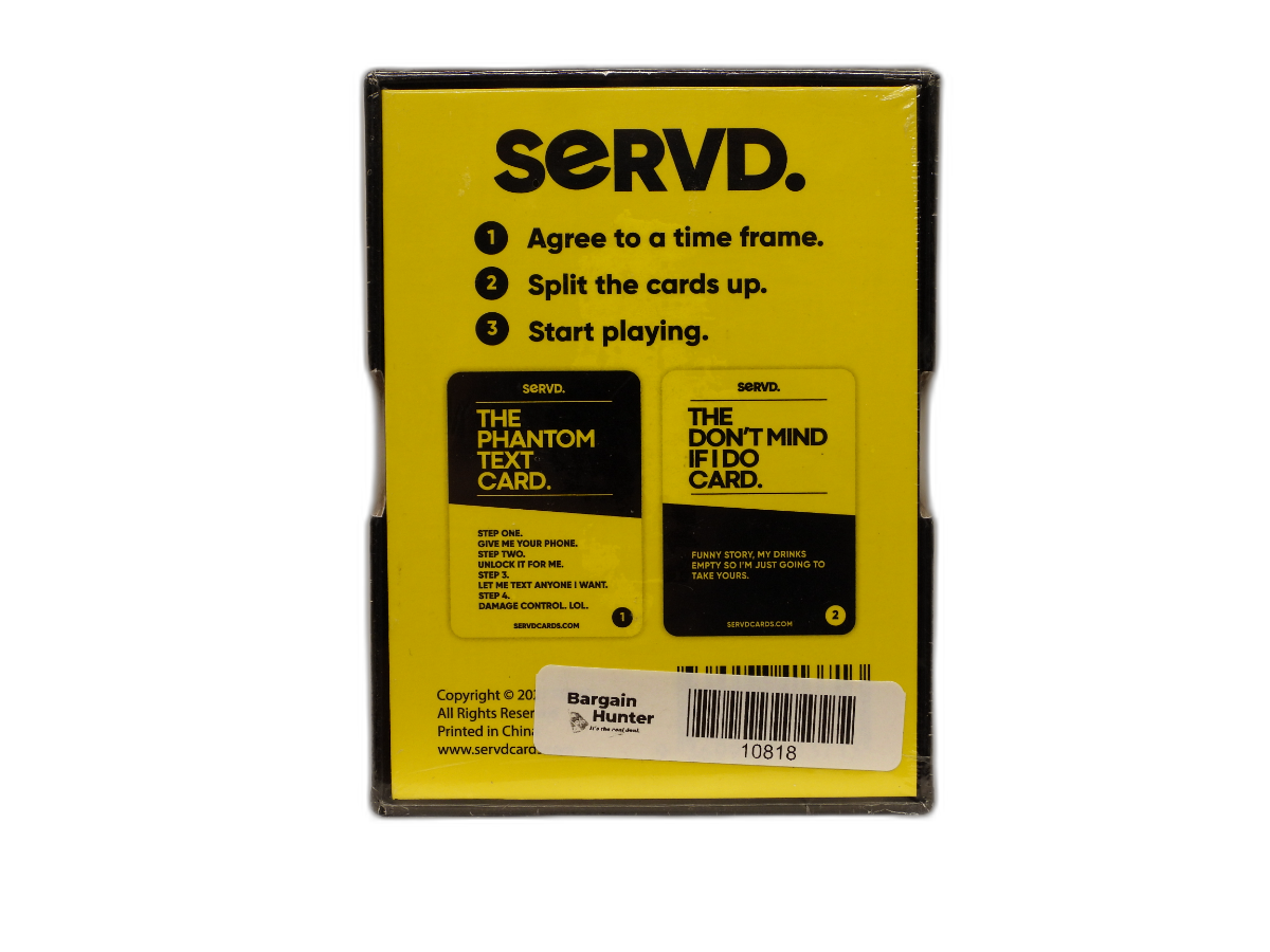 Servd Card Game Bros