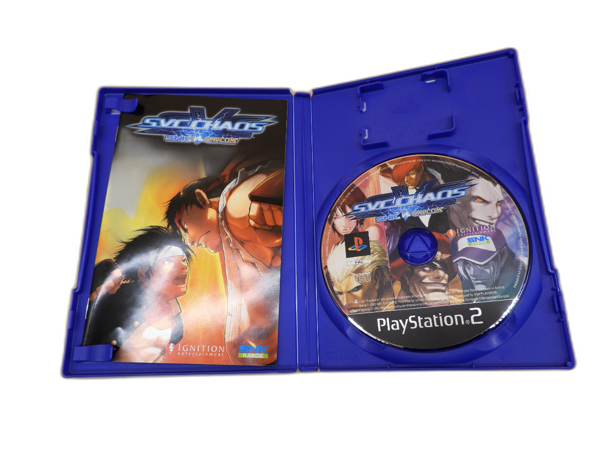 Snk Vs Capcom Svc Chaos PS2 Pal Ignition Entertainment Game