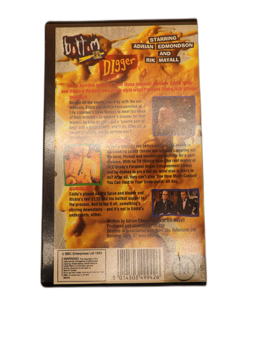 Bottom 2 Digger Bbc Video Vhs Tape Bbc Enterprises Ltd