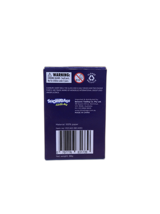 Cadbury Dairy Milk Playing Cards Deck