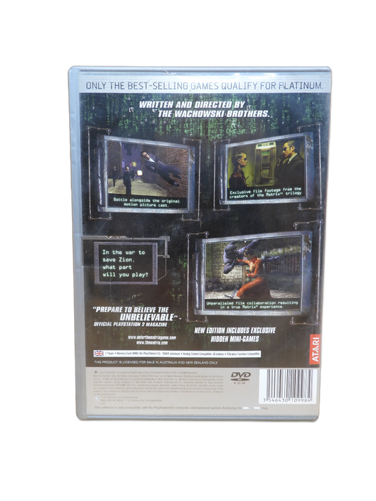 Enter the Matrix PS2 Platinum Edition Atari Game