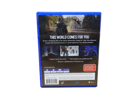 Days Gone PS4 Action Survival Zombie Game Sony Interactive Entertainment