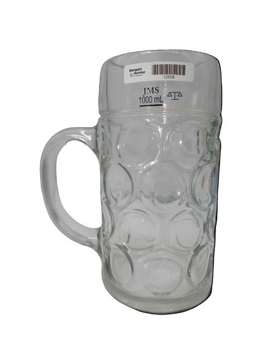 Hb München 1000ml Glass Beer Stein Mug