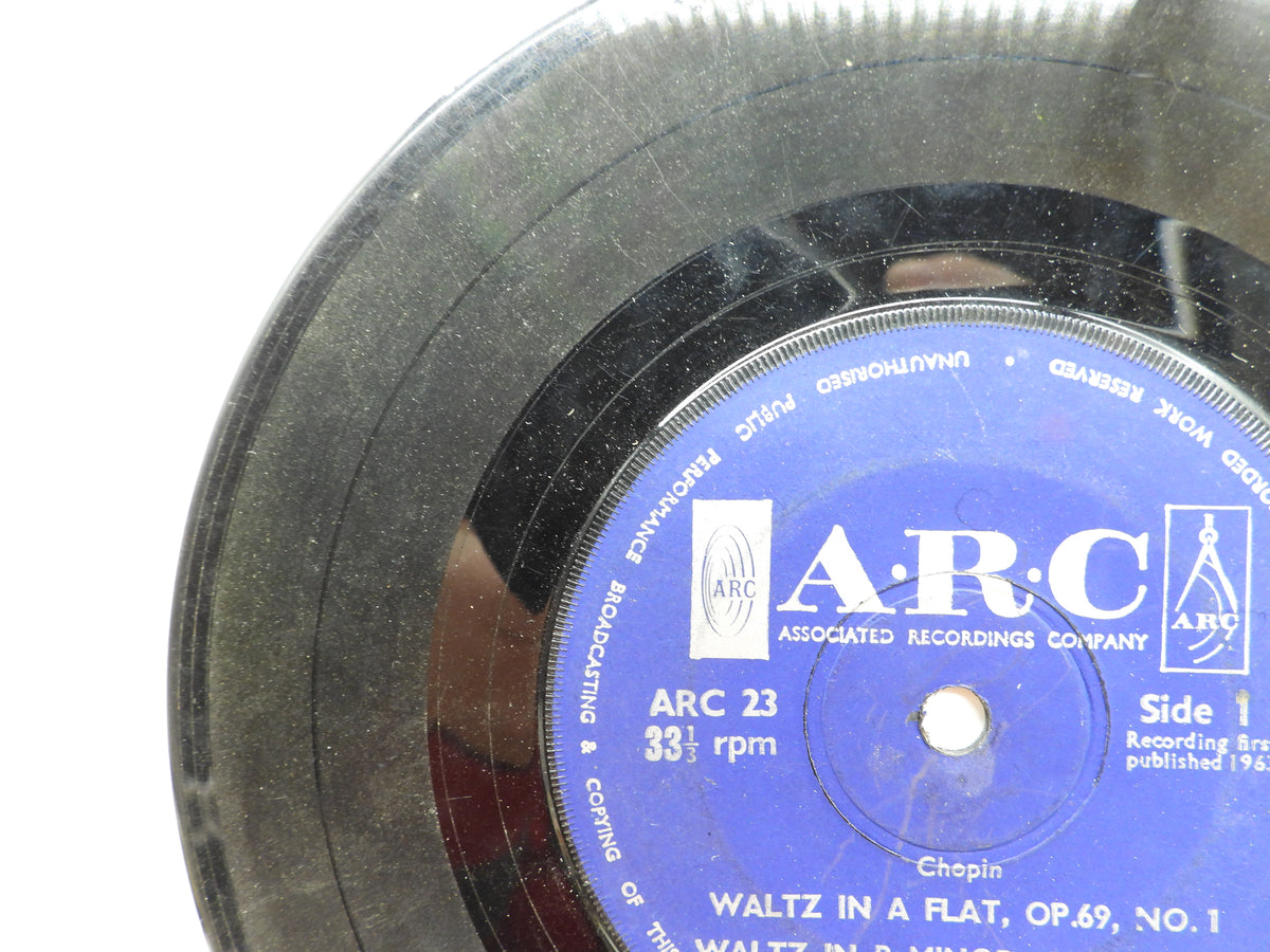 Chopin Waltz Op.69 No.1 & No.2 Vinyl Record Arc 23 Arc Associated Recordings Com