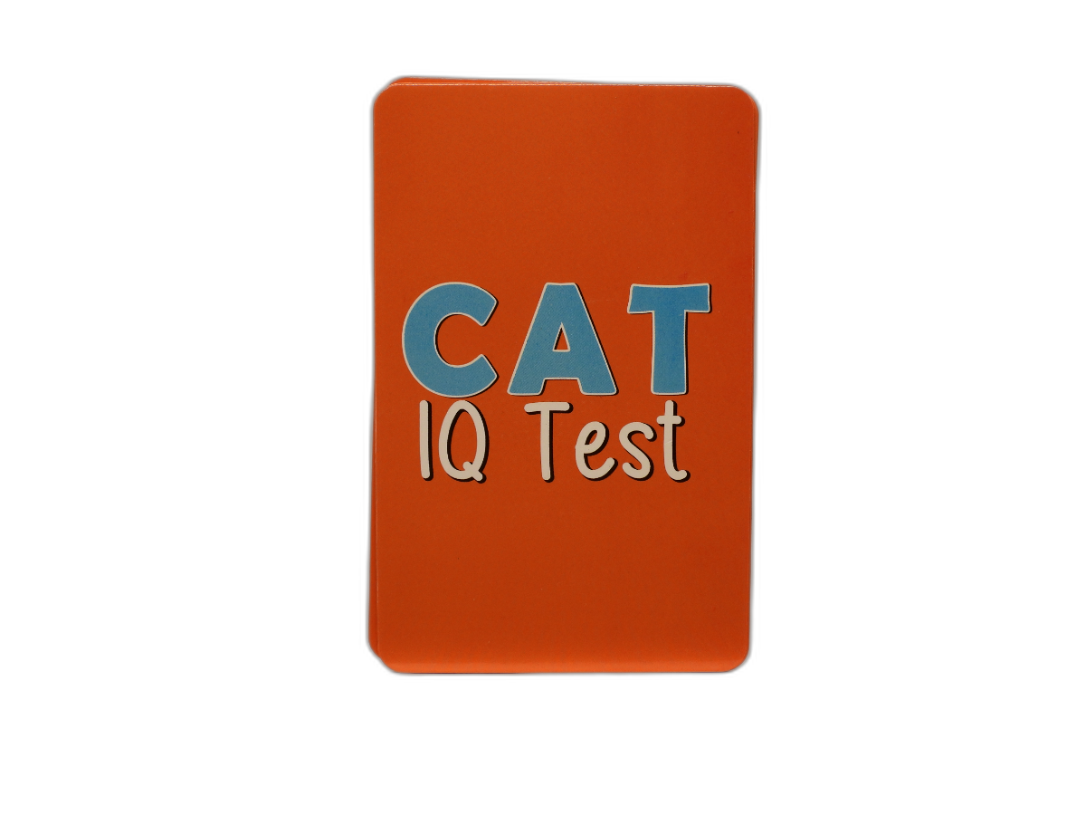 Gift Republic Cat Iq Test Card Game 100 Cards