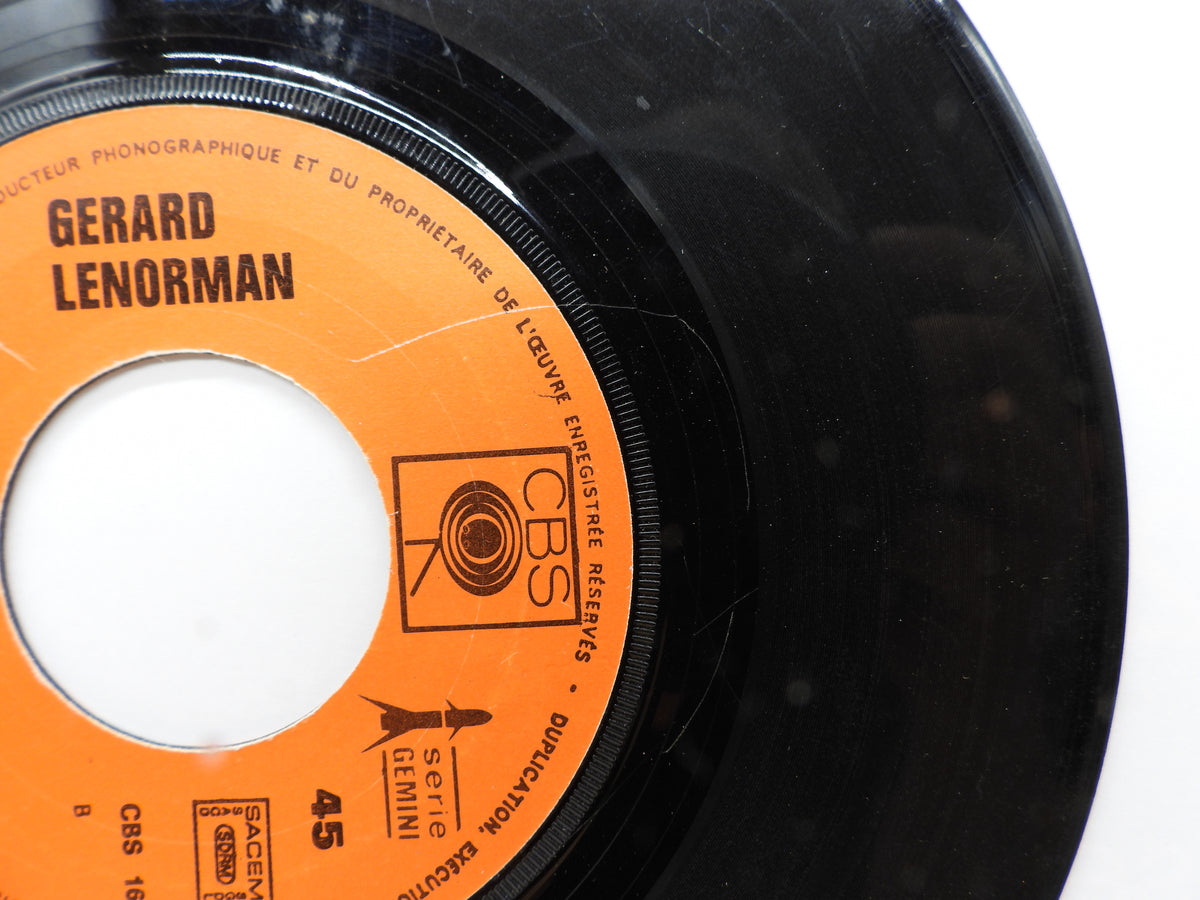 Si Tu M'imites / Mourir Au Champ D'amour 45 Rpm Vinyl Single Gérard Lenorman Cbs