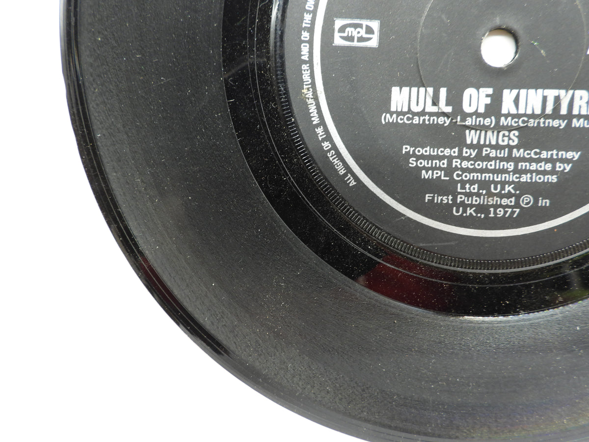 Wings Mull of Kintyre / Girl's School 7" Vinyl Single Capitol