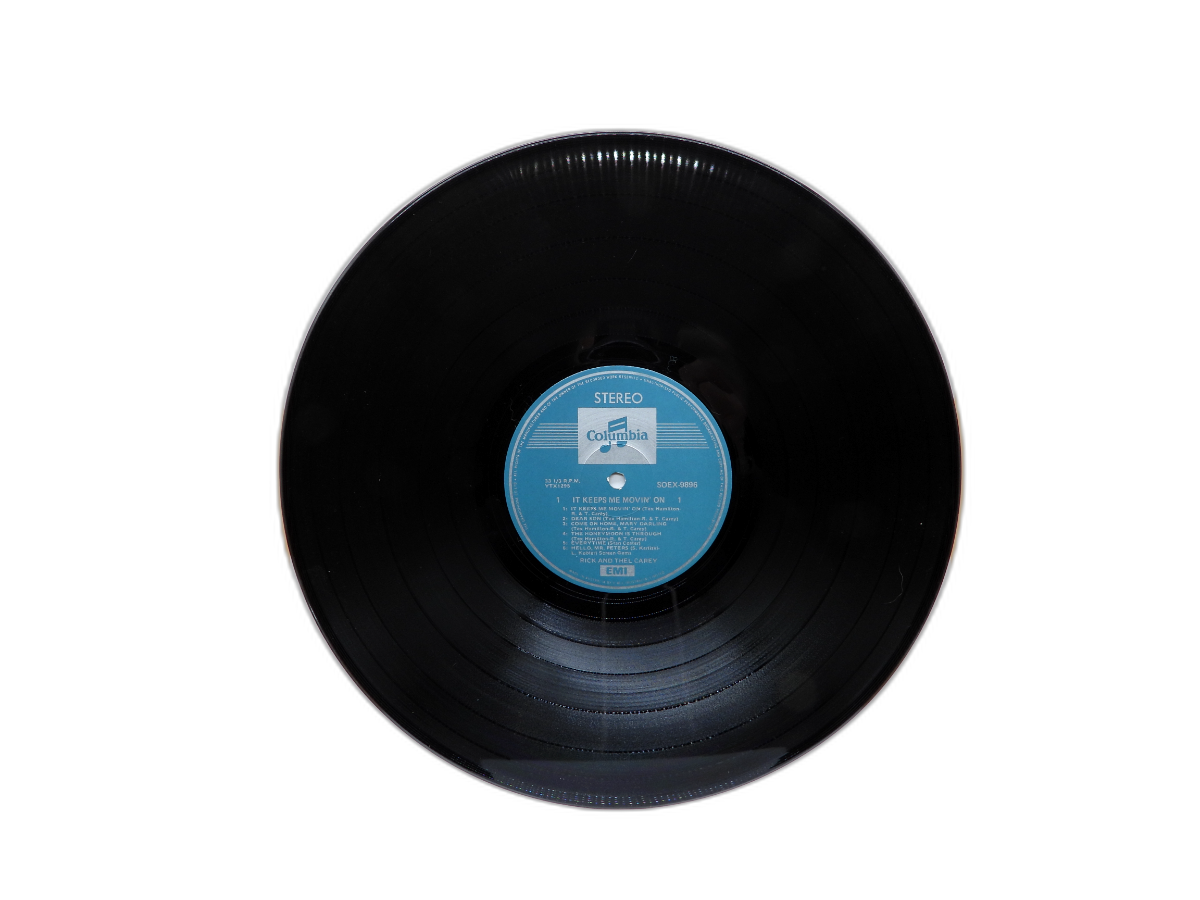 It Keeps Me Movin' on Vinyl Lp Rick & Thel Carey Emi Columbia