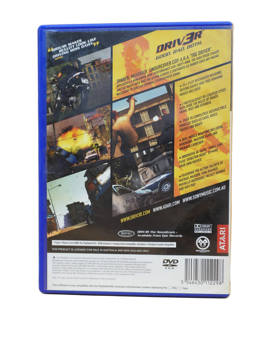 Atari Driv3r Driver 3 PS2 Pal Ma15+ Game