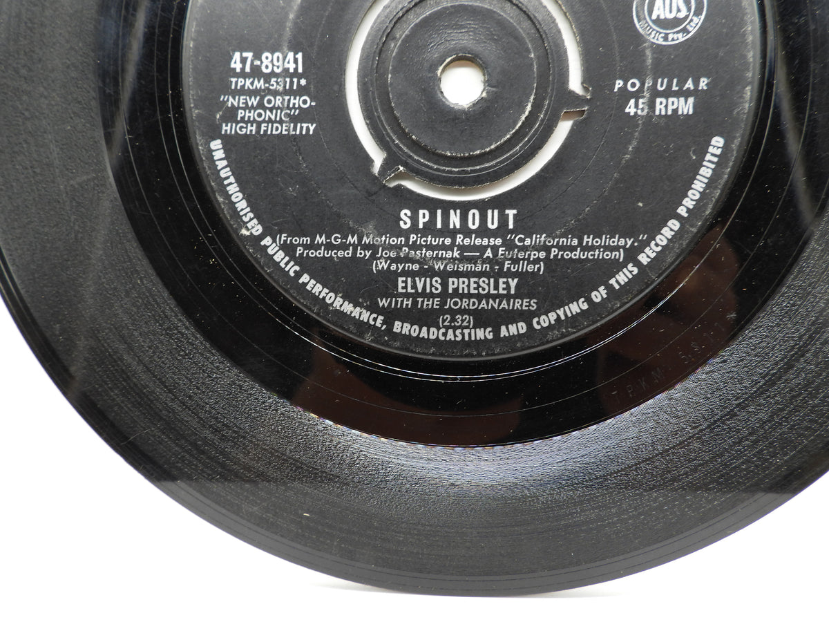 Elvis Presley Spinout / All That I Am 45 Rpm Vinyl Single Rca