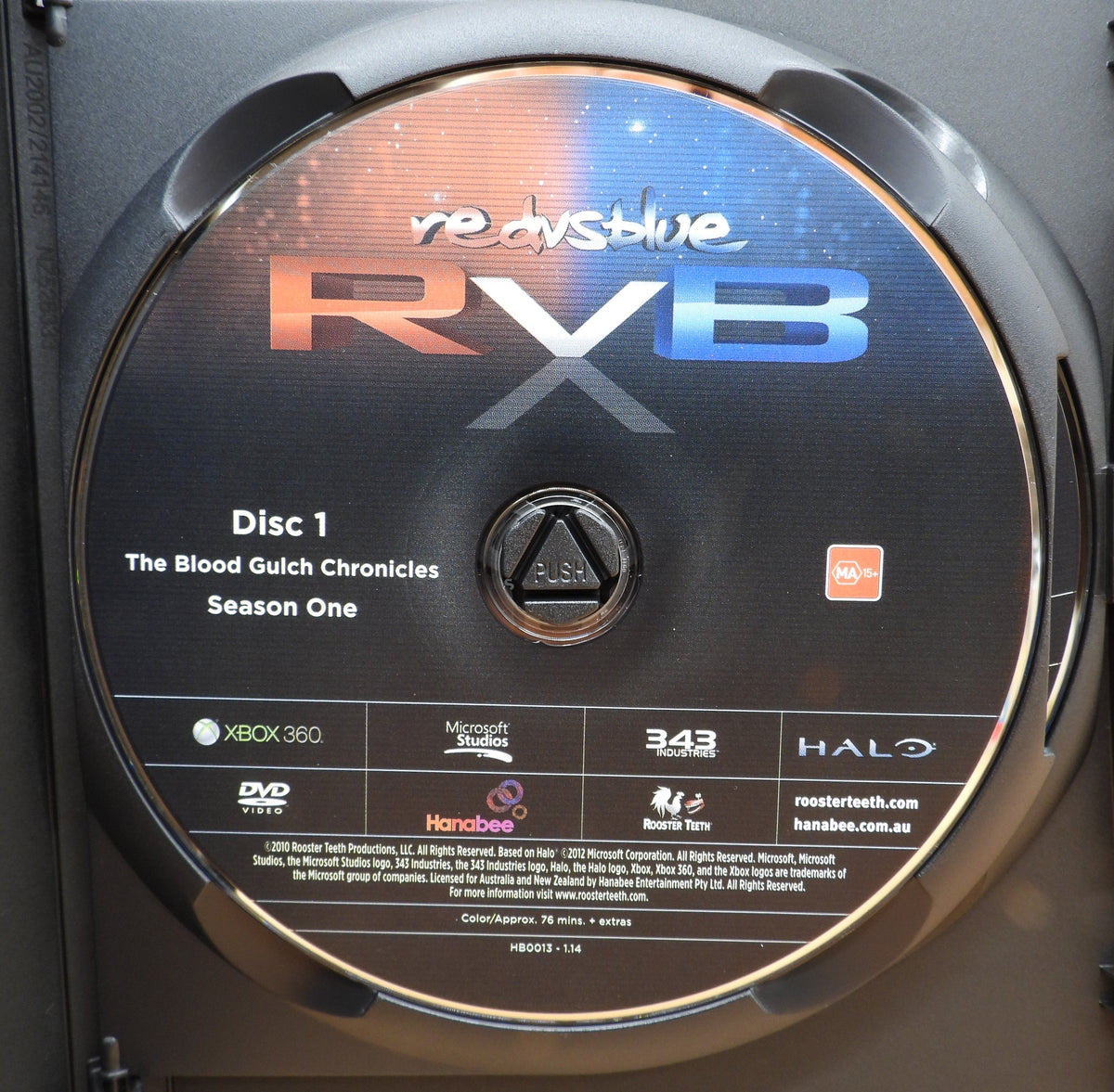 Red Vs Blue Rxb Season 1 & 2 Xbox 360 Hanabee Game