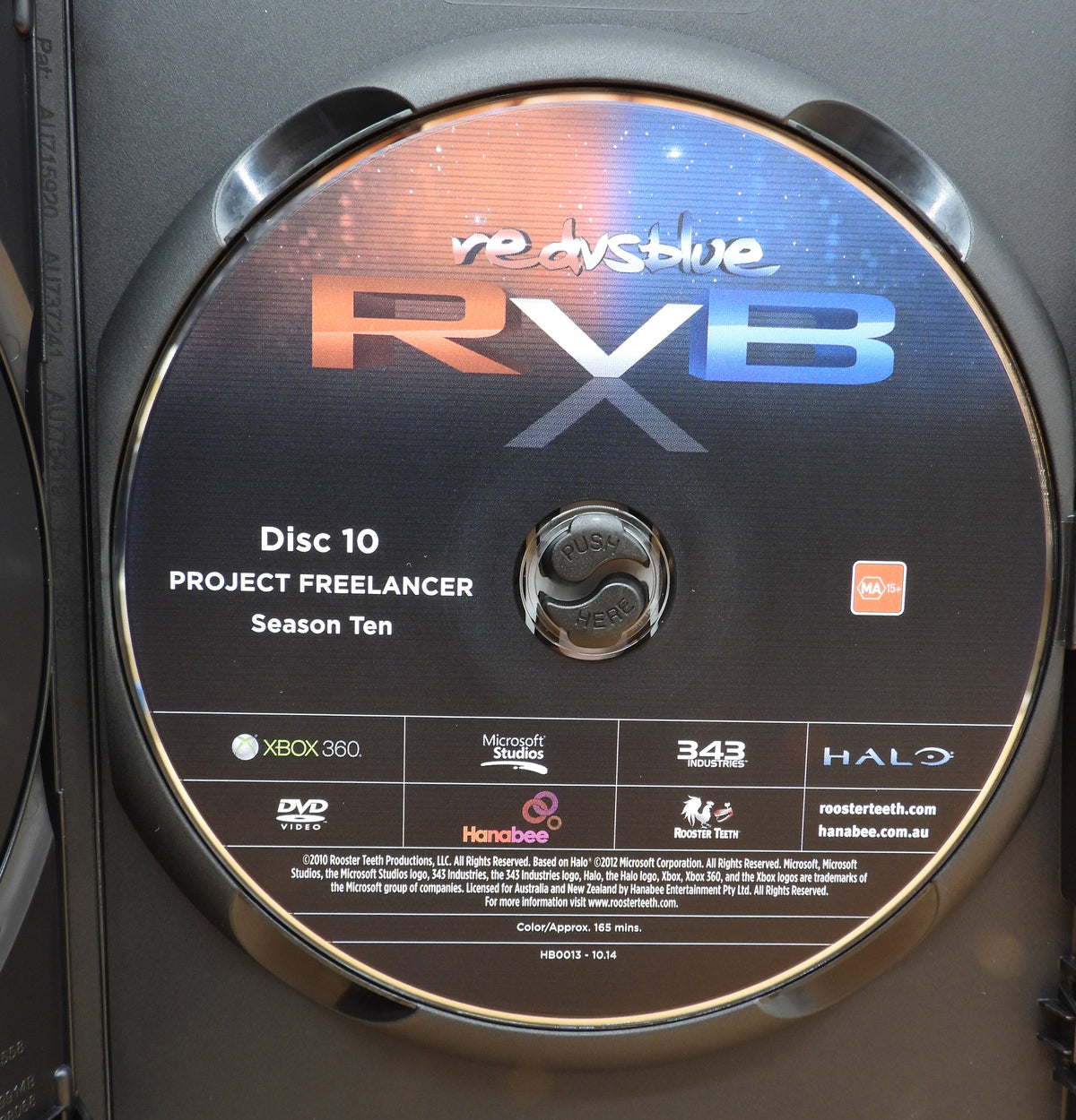 Red Vs Blue Season 9 & 10 Dvd Set Xbox 360 Rooster Teeth Game