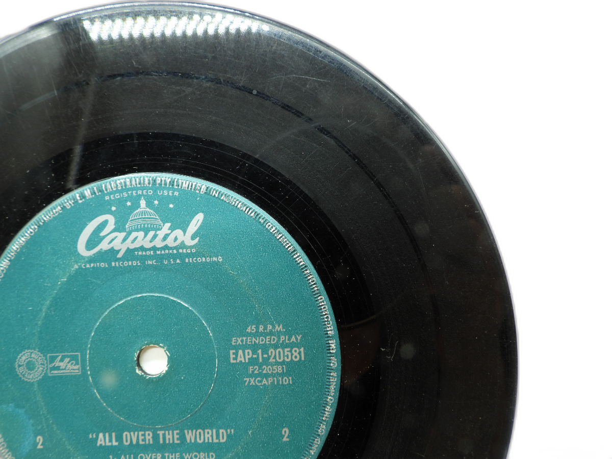 Nat King Cole All Over the World 45 Rpm Vinyl Record Capitol Records