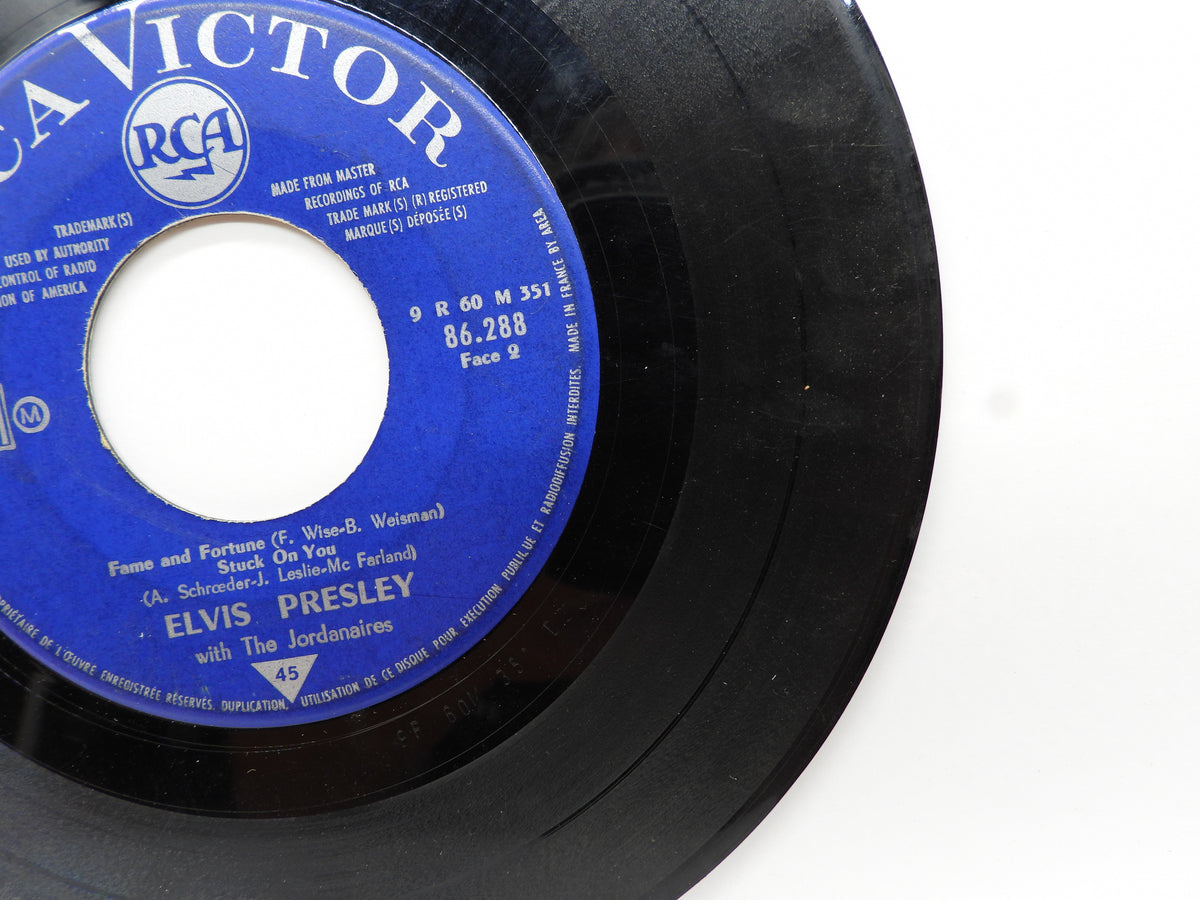 Elvis Presley It's Now Or Never / a Mess of Blues 45 Rpm Vinyl Rca Victor
