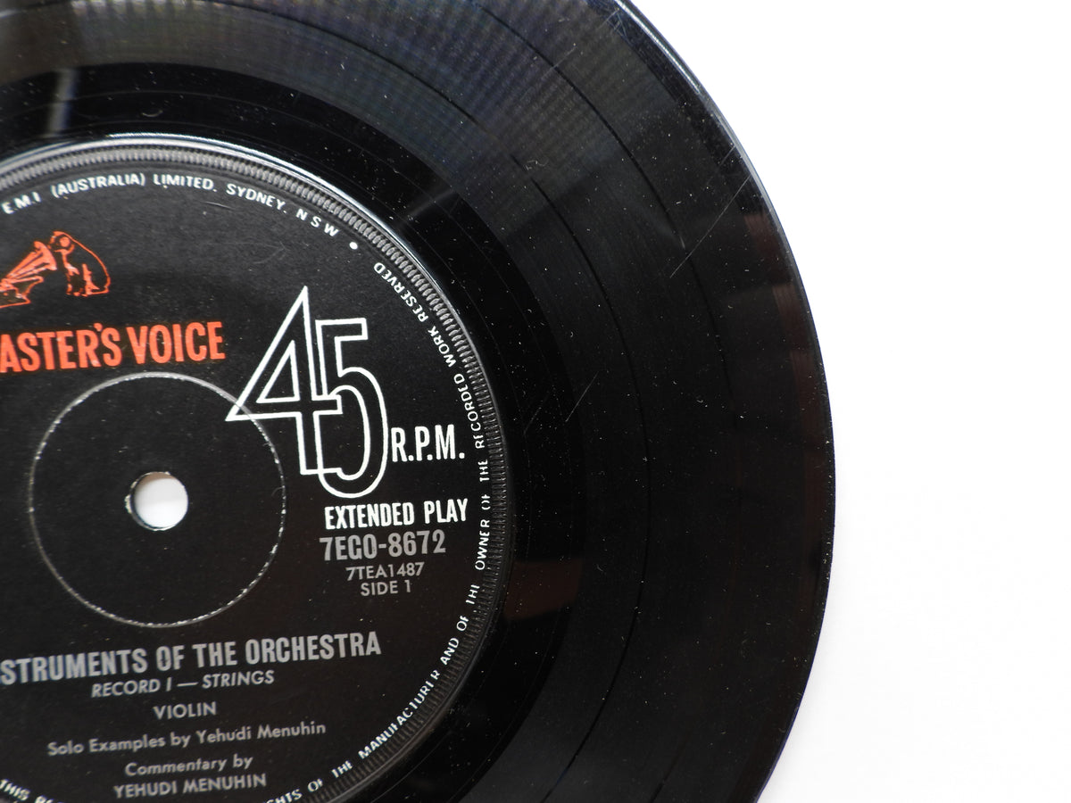 Instruments of the Orchestra No.1 Strings Vinyl 45 Rpm His Master's Voice