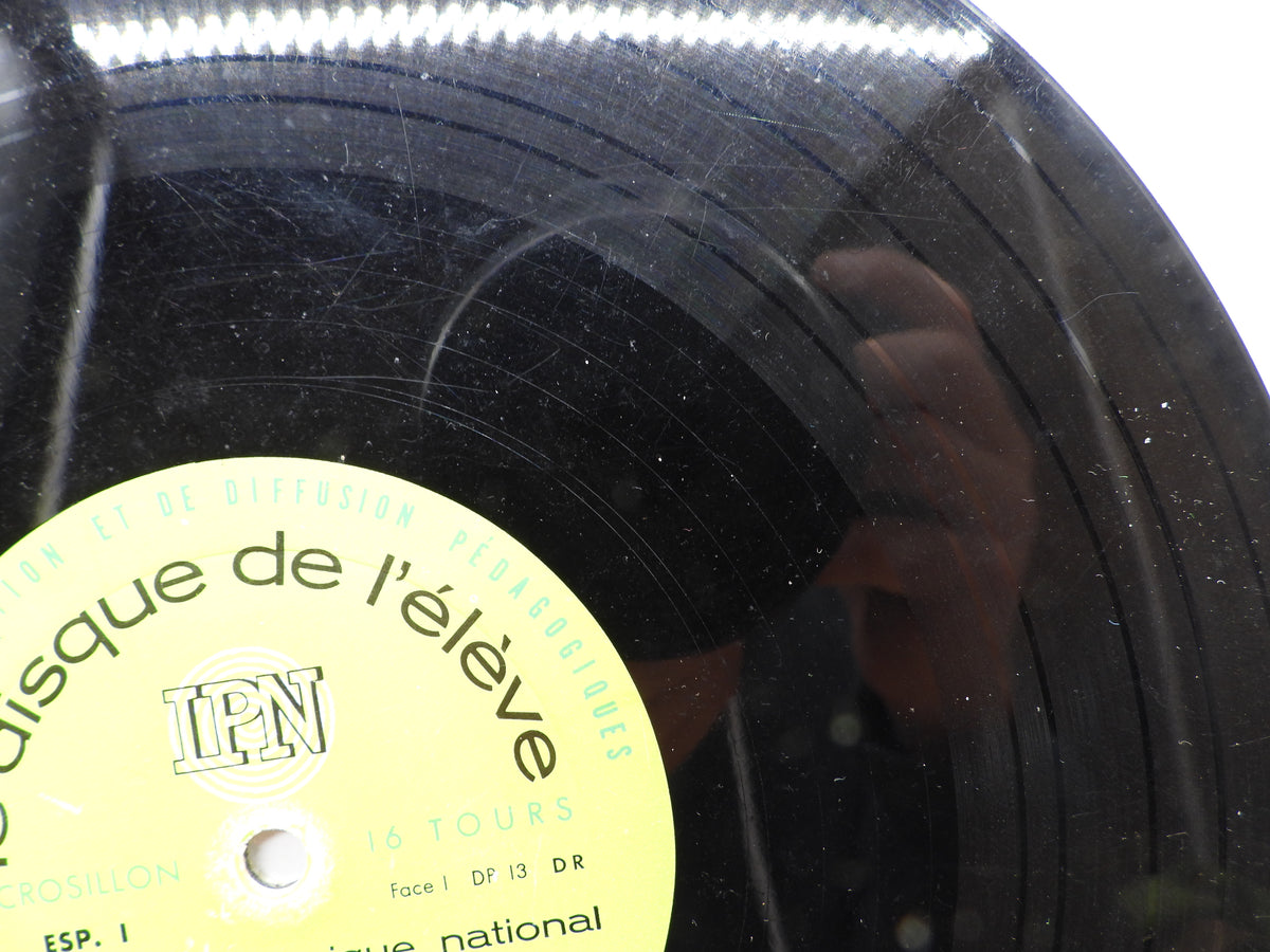 Le Disque De L'élève Educational Vinyl Record Institut Pédagogique National