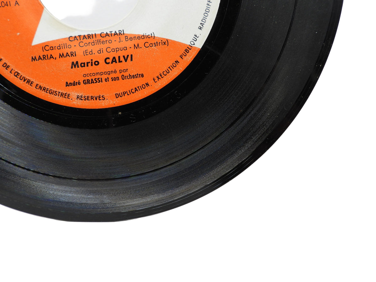 Chansons Napolitaines 45 Rpm Vinyl By Mario Calvi Match Records