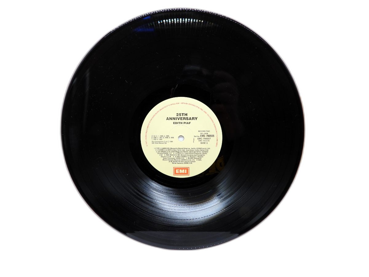 Edith Piaf 25th Anniversary Double Album Vinyl Emi