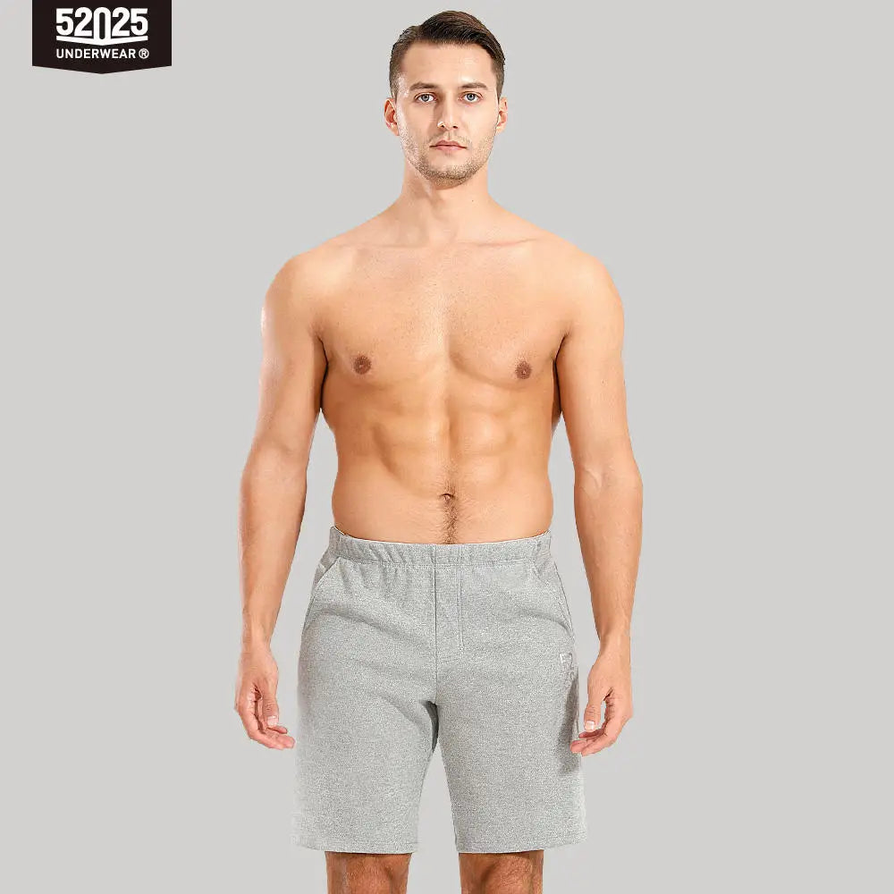 52025 Men's Cotton Lounge Shorts β Comfortable Midweight Pajama Shorts with Adjustable Drawcord, Tailored Fit and Side Pockets