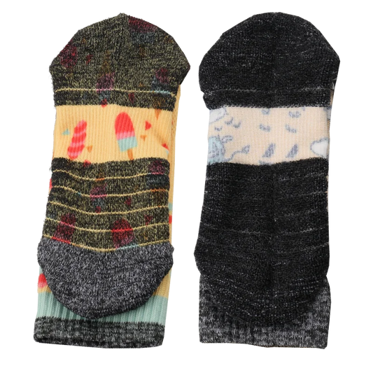3 Pairs ZEALWOOD Athletic Running Socks Men's Women's Merino Wool Anti-blister Cushion Socks Hiking Environmental Protection
