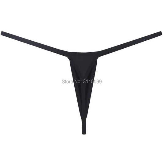 Men Super Soft Smooth T-back Underwear Mini Bikini Bulge Pouch Skinny Panties G-string Tangas