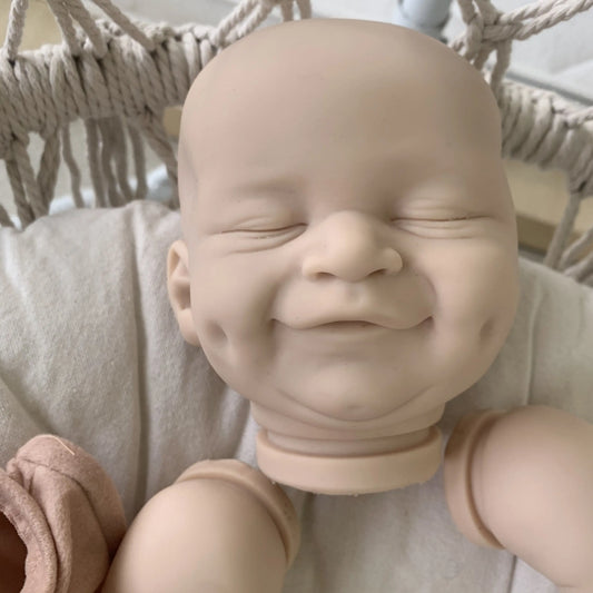 19Inch Reborn Doll Kit Cecilia Soft Fresh Color Vinyl Unfinished Doll Parts with COA