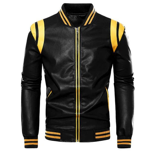 New autumn winter Motorcycle men jacket High quality brand Casual Biker Leather Jacket Male Coat Fleece Pu Overcoat US SIZE