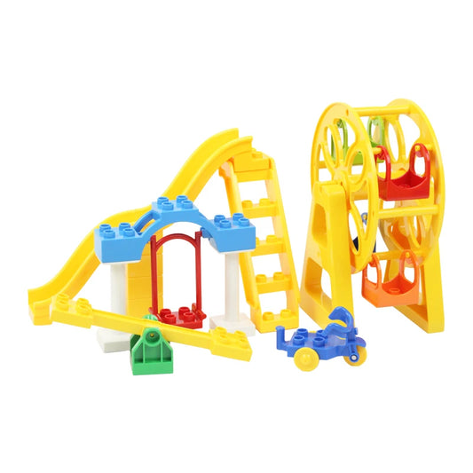 Big Building Blocks Playground Pipeline Parts Slide Ladder Swing Compatible Bricks Sets Baby Assemble Education Montessori Toys