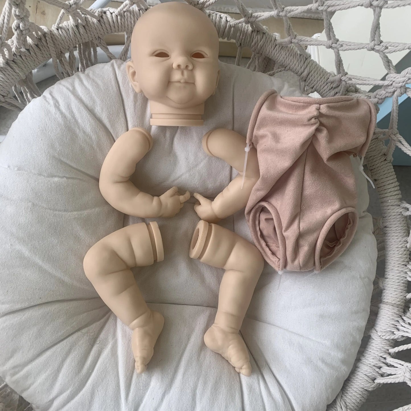 NPK 20Inch Reborn doll Kit Juliette Baby Doll Kit Soft Fresh Color High Quality Vinyl