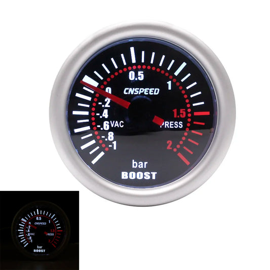 2 "52mm Turbo Boost Gauge -1-2 Bar Car Smoke Len With Adjustable Auto Turbo Boost Controller Kit 1-30 PSI
