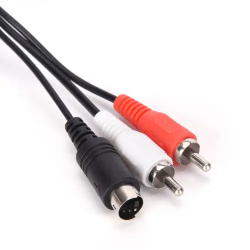 1.8M S-Video Cable for N64 SNES Game Cube AV Audio TV Cord RCA Adapter Game Console Accessory