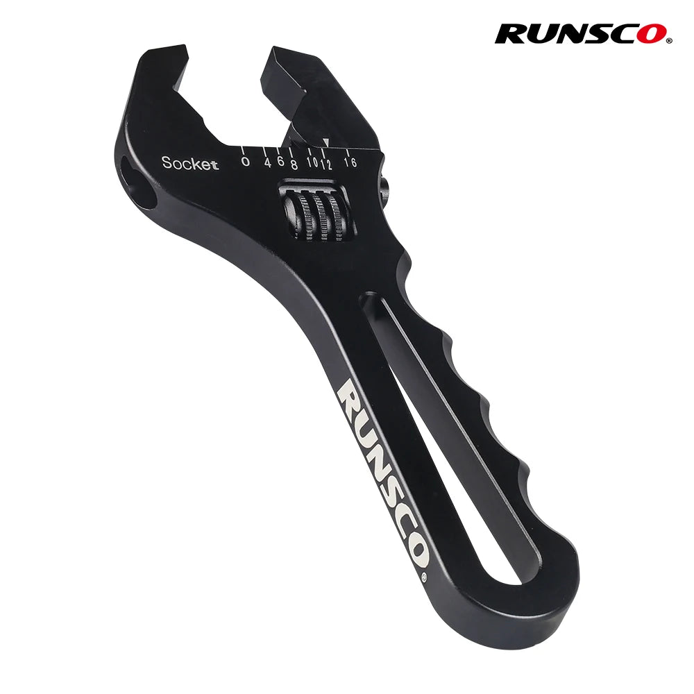AN/3/4/6/8/10/12 Adjustable Aluminum Wrench Oil Hose End Fitting Tool Aluminum Spanner