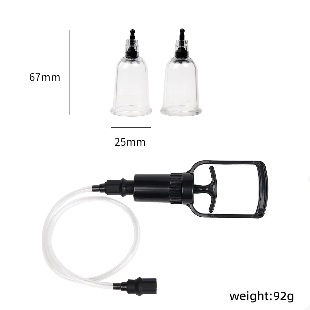 Female Breast Sucker Pussy Pump Enlarger Clitoris Clit Stimulator Nipple Vacuum Pump Adult Sex Toys For Women Nipple Clamps