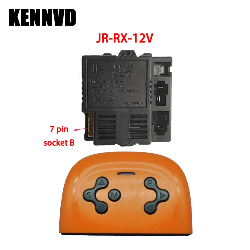 Children's Electric Ride on Car 2.4G Bluetooth Remote Control Receiver Motherboard Transmitter Parts JR-RX-12V JR-RX-6V JR1603