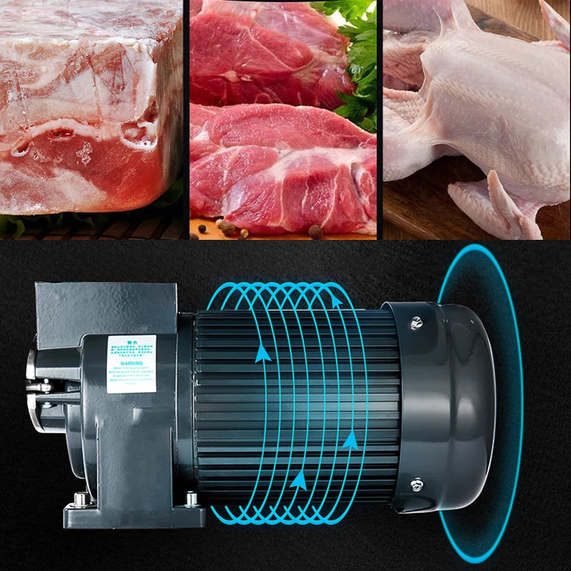 Meat Grinder Machine Electric Powerful Fish Mincer 2200W Stainless Steel Commercial Household Sausage Filler Maker