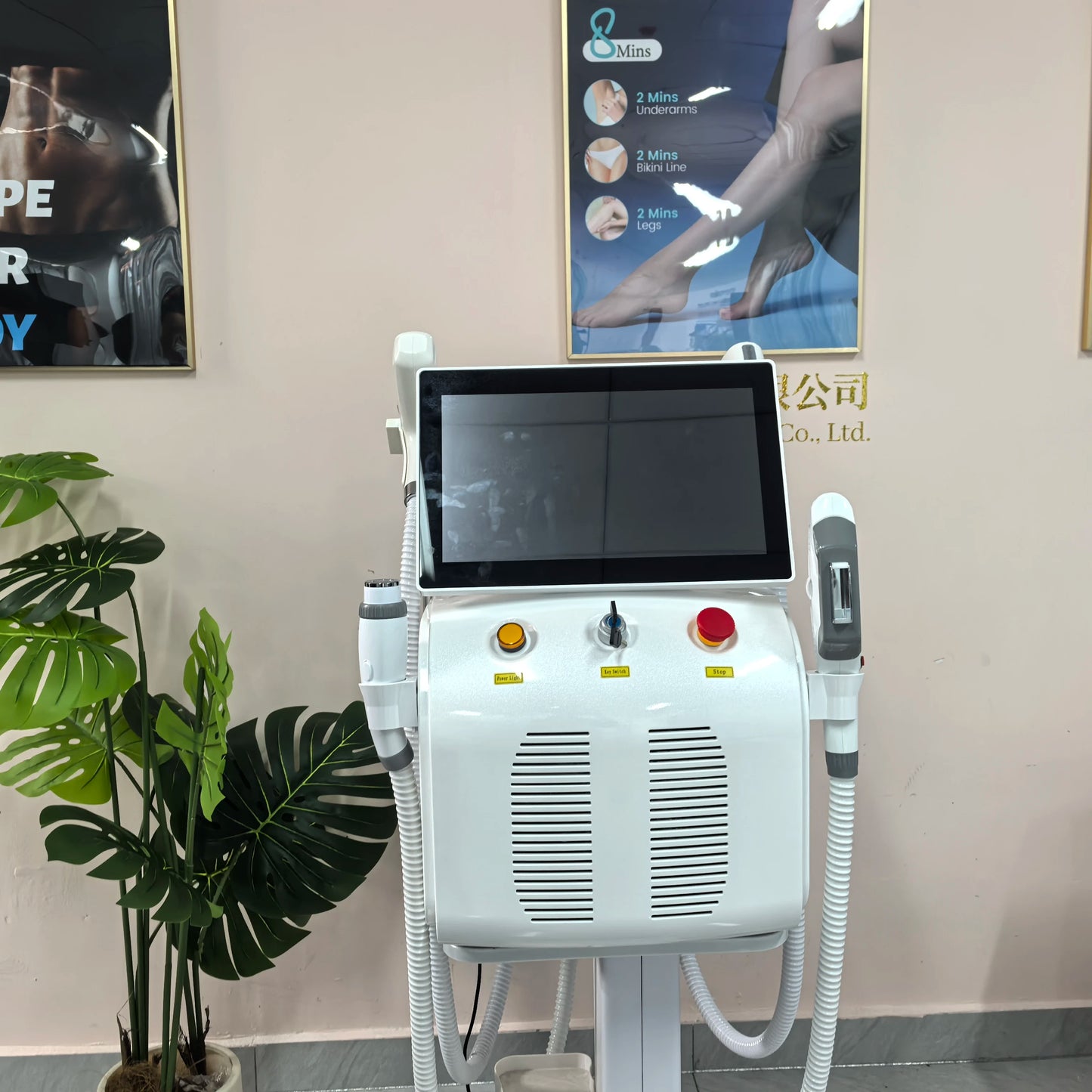 4 IN 1 Soprano Titanium Ice Platinum RF Diode 755 808 940 1064nm 4 Wave Laser ND:YAG Machine Painless Hair Removal Machine