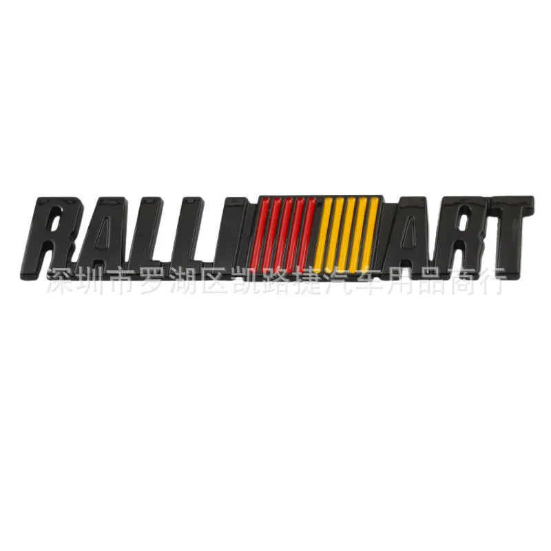 Car Metal Logo Emblem Badge Body Stickers For Mitsubishi RALLIART pajero l200 evo lancer х outlander asx xforce Grandis Eclipse