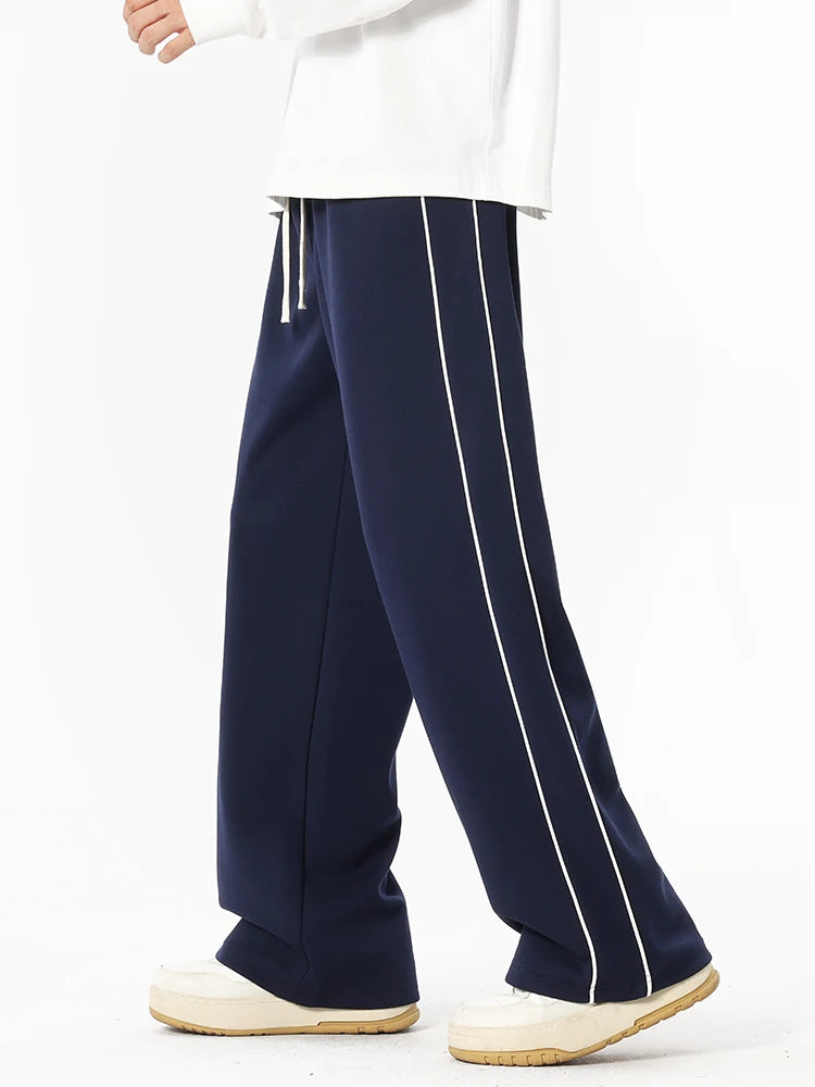 2025 Autumn Men Sweatpants Baggy Joggers Cotton Korean Sports Pants Neutral Loose Outdoor Jogger Fitness Trouser