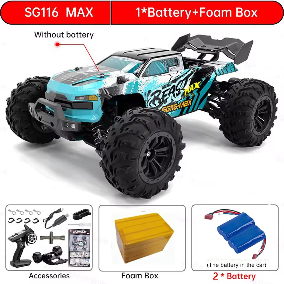 ZLL SG116 MAX/PRO 1:16 High Speed Drift Racing 80KM/H Or 50KM/H Brushless Motor 4WD RC Car Off Road Car Toys for For Kid Gift