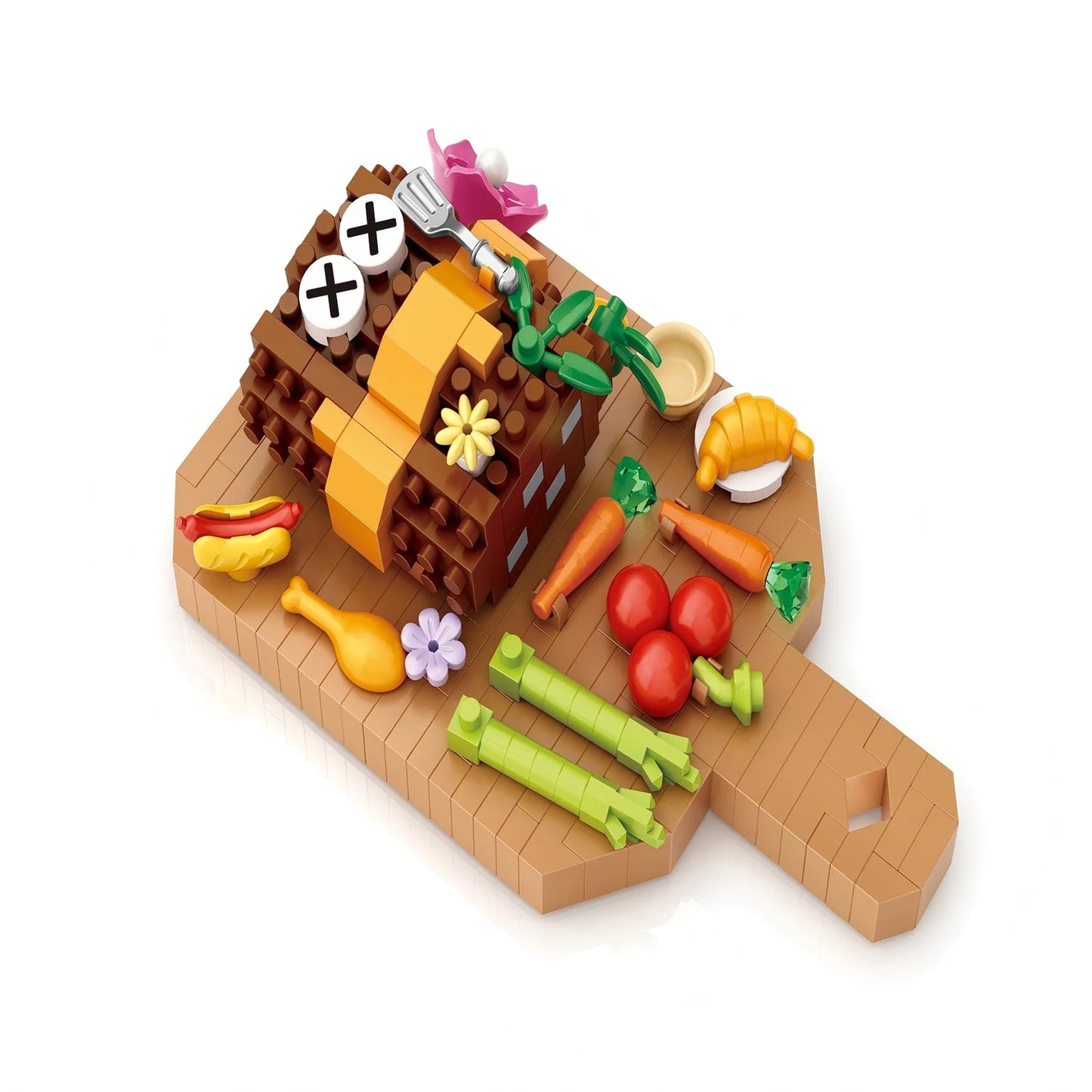 LOZ children's micro-particle building blocks toys and gifts, refrigerator magnet DIY decorative ornaments, model assembly toys