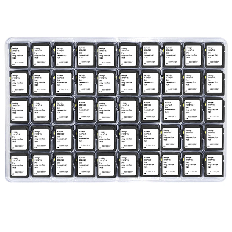 UPDATED MAPS SD CARD SAT NAV SD CARD FOR RENAULT CARMINAT LIVE VERSION 11.25 2024/2025 SPEEDCAM GPS SD CARD NEW