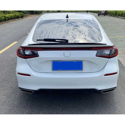 Car Rear Trunk Spoiler Wing Lip for Honda CIVIC 11th Hatchback 2022-2025 Rear Roof Wings Diffuser Splitter Body kits Tuning