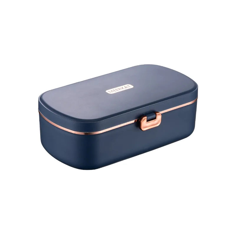 900ml Electric Lunch Box 304 Stainless Steel Food Warmer Without Water Heated Bento Box 70β Thermal Boxes for Office School