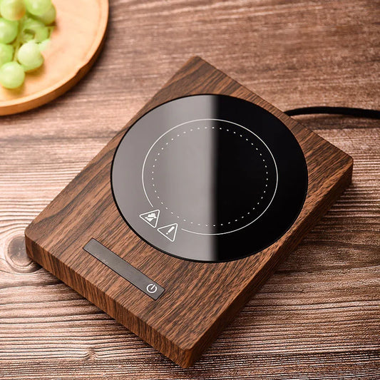 100℃ Cup Heater Mug Warmer Hot Tea Makers Automatic Warmer Coaster 5 Gear Temperature Cup Heaters Coffee Milk Tea Heating Pad
