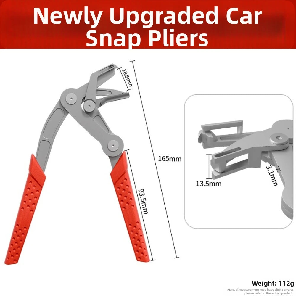 Multi-Purpose Car Plastic Rubber Clip Pliers Plastic Rubber Special Auto Repair Trim Removal Tool Damage-Free Disassembly