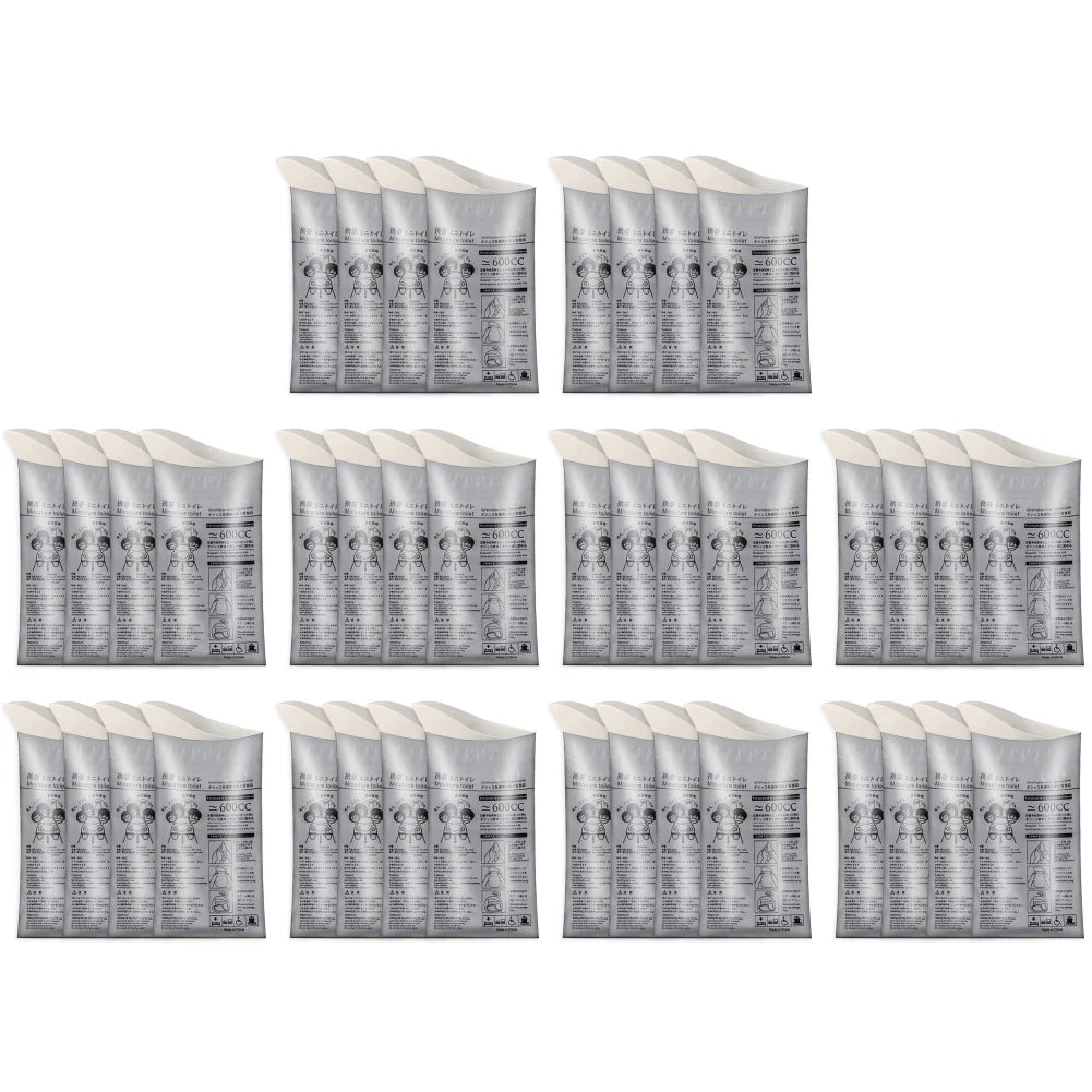 100-8PC Outdoor Emergency Urine Bags 600ml Disposable Travel Mobile Toilet Portable Urinal Bag for Female Baby Male Vomiting Bag