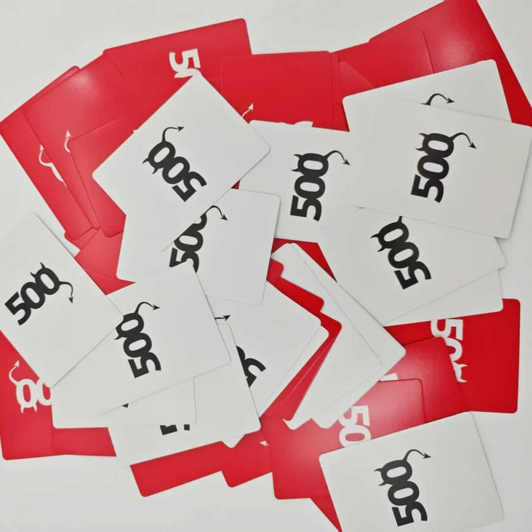 Card Game, "500 Злобных Карт 3.0", Interactive Russian Card Game, Board Game Suitable for Parties and Family Gatherings, Holiday Gift (Colors May Vary Slightly)